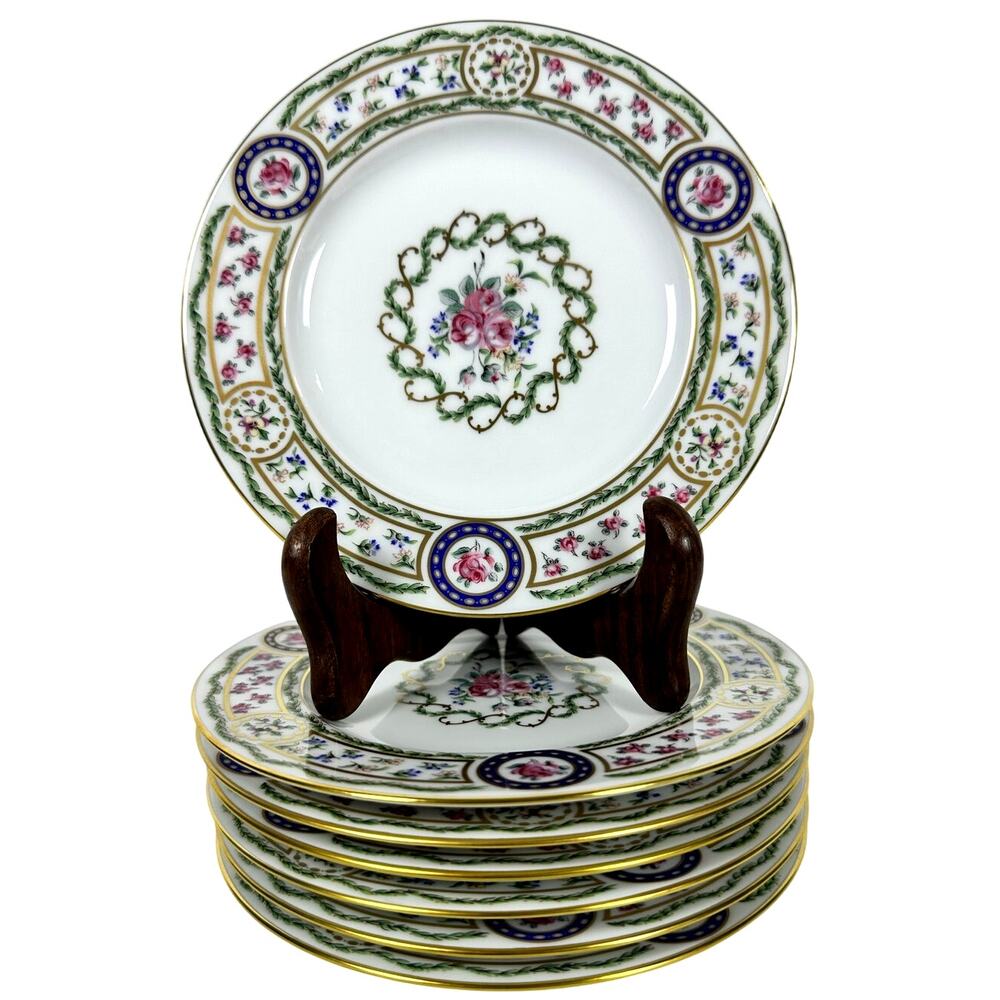 Haviland Limoges "Louveciennes" Bread Butter Plates 6 3/8" France-Set of 7-Mint!